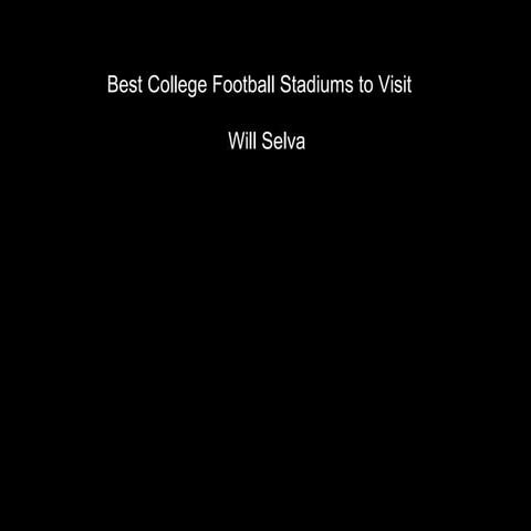 Best College Stadiums