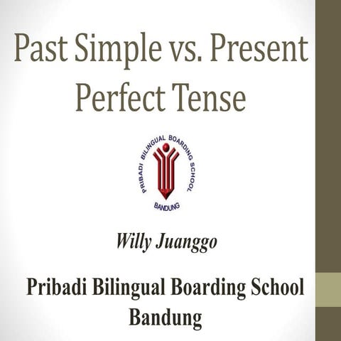 Willy juanggo-Past Simple vs Perfect Tenses