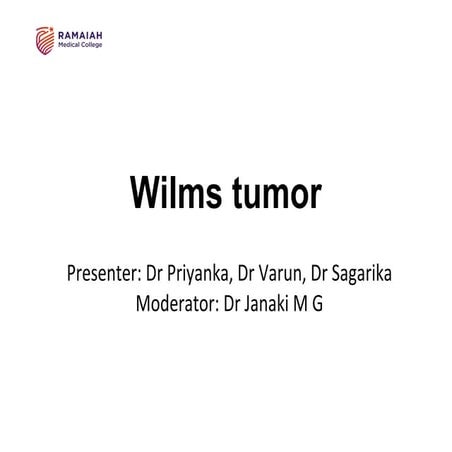 Wilms tumour Management , clinical features, and radiotherapy.pdf