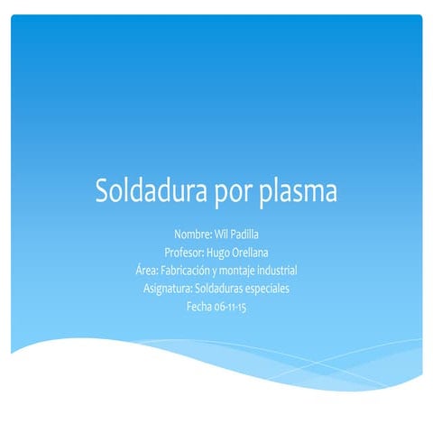 Soldadura por plasma 