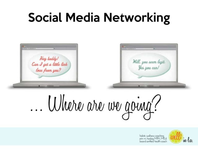 HEALTHY Social Media Marketing!