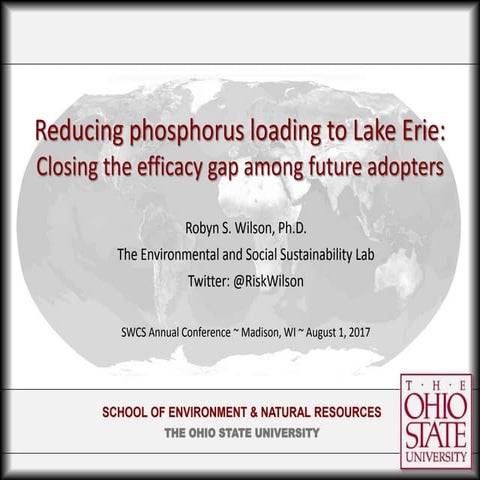 Reducing phosphorus loading to Lake Erie | PPTX