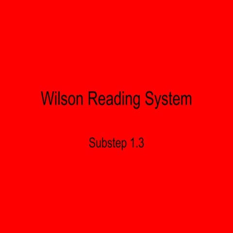 Wilson 1.3