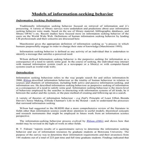 Wilson 1981 model  barriers