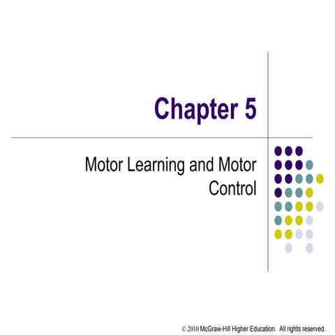 FW275 Motor Learning