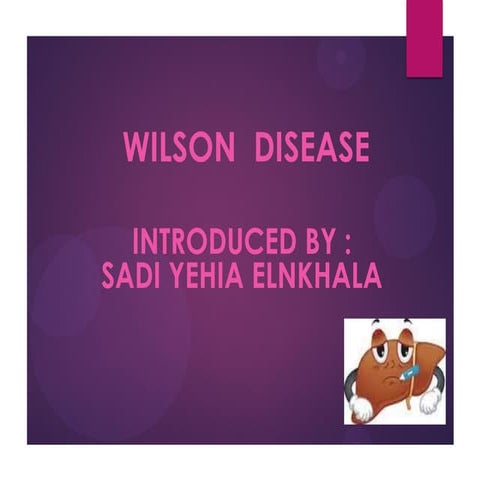 Wilson Disease - pathology, signs and symptoms | PDF