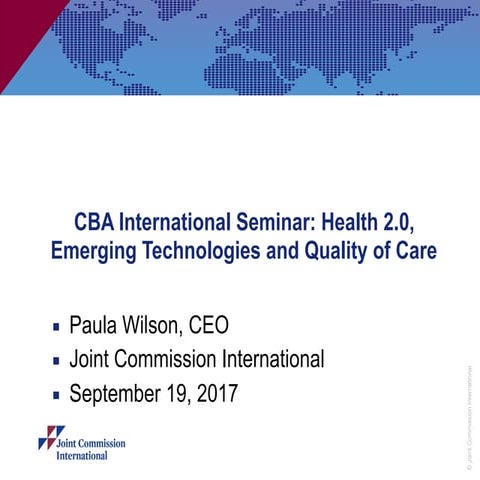 Health 2.0 - Emerging Technologies and Quality of Care