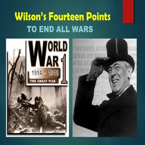 Wilsons 14 point plan powerpoint 