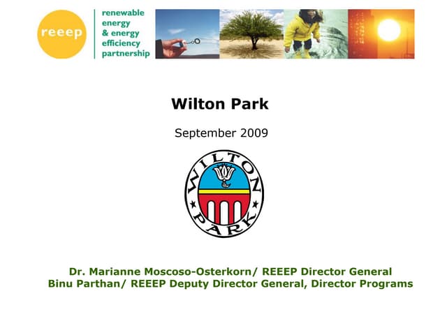 Wilton Park Presentation