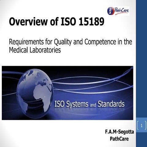 Medical Laboratory Accreditation (ISO 15189) | PPTX