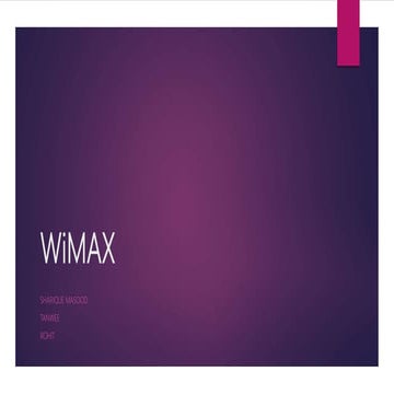 Wi max