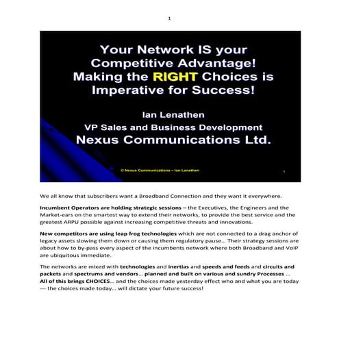 Wi Max Lte Tribal Presentation.