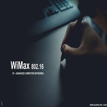 Wimax Technology | SaBin Saleem