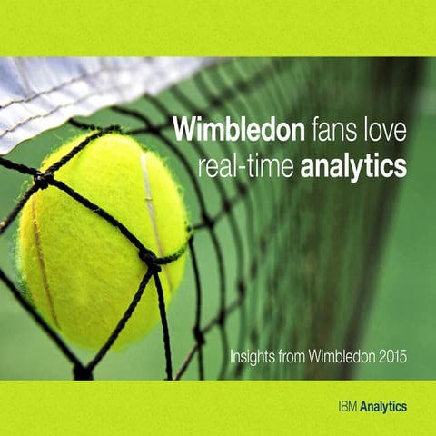 Wimbledon fans love real-time analytics