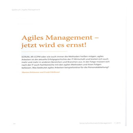 Agiles Management