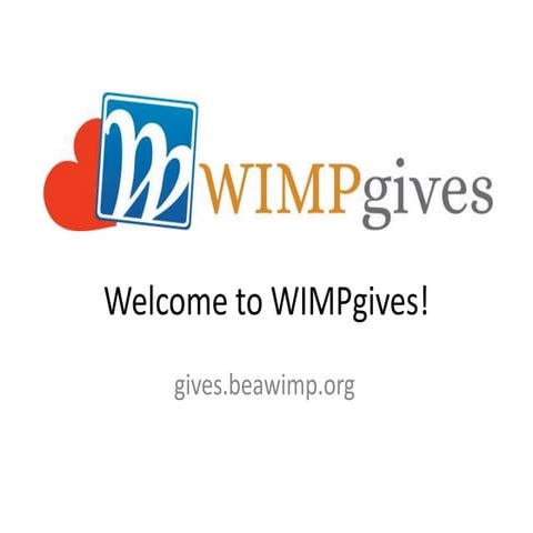 WIMPgives 2014 Prep: How to build a website in one day for a charity hackathon