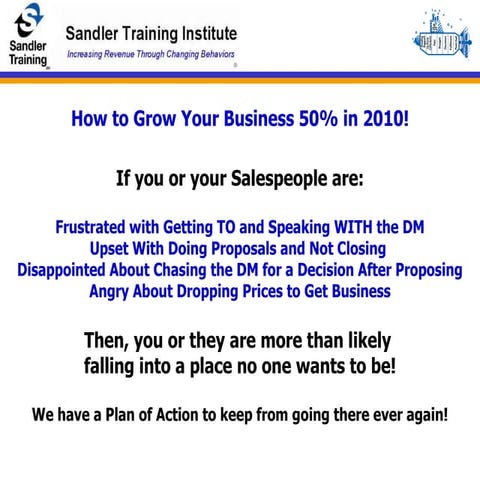 Wimp Junction Presentation For Sandler Sales Training