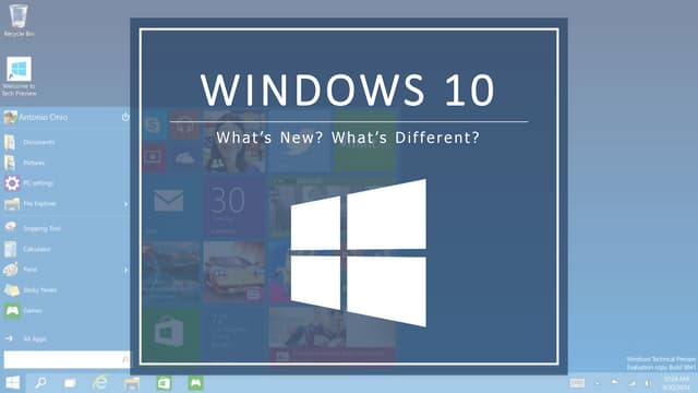 Exciting features of windows 10 operating system