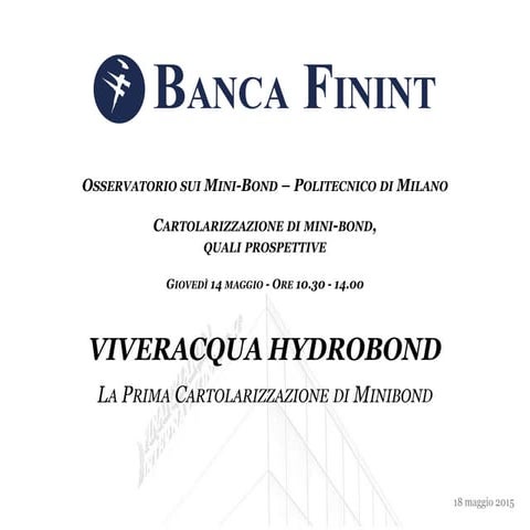 Osservatorio sui minibond