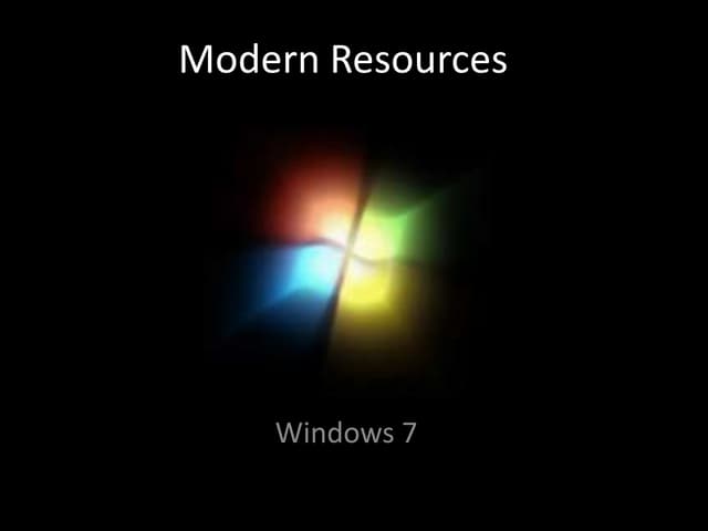 Windows 7 Basics