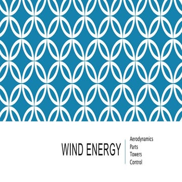 Wind Energy