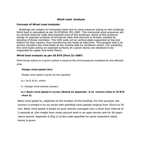 Wind analysis of building