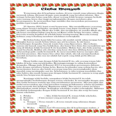 Cerpen Pengalaman Pribadi