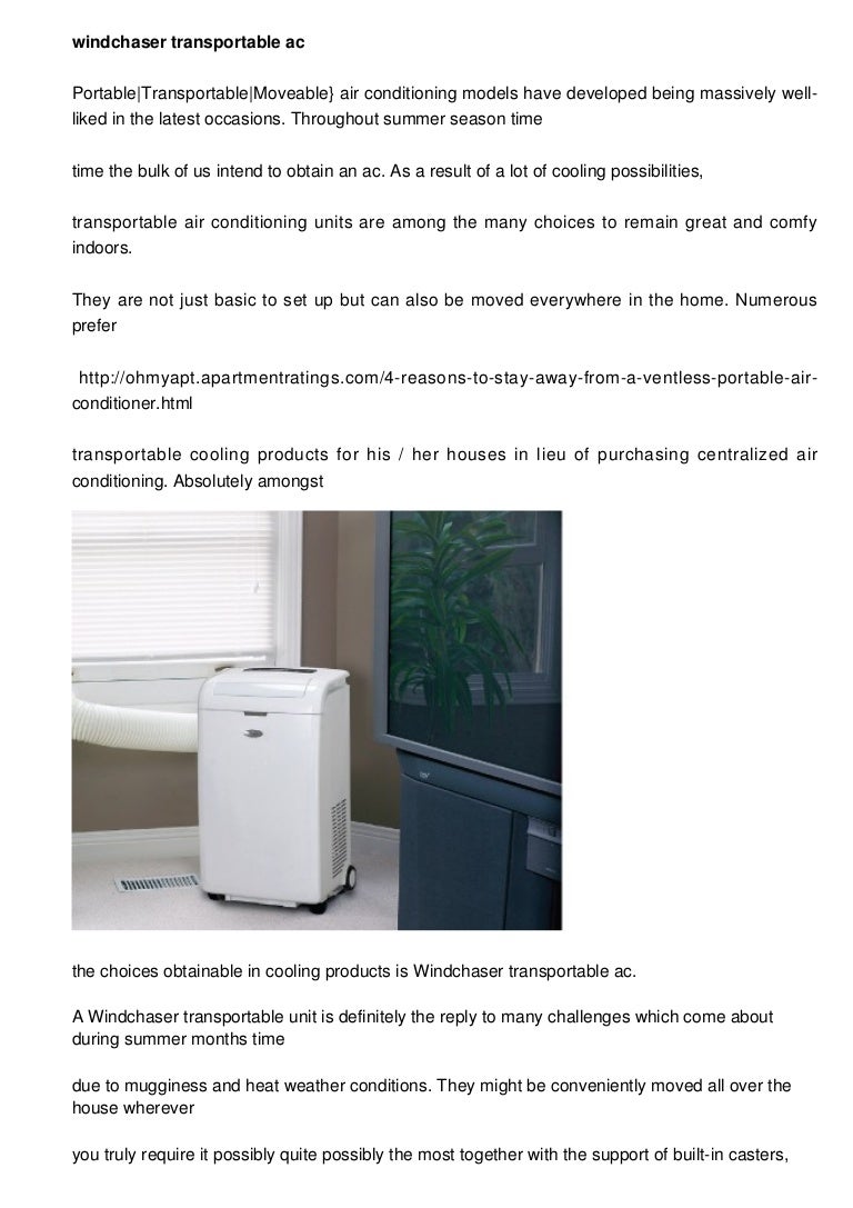 Windchaser portable ac