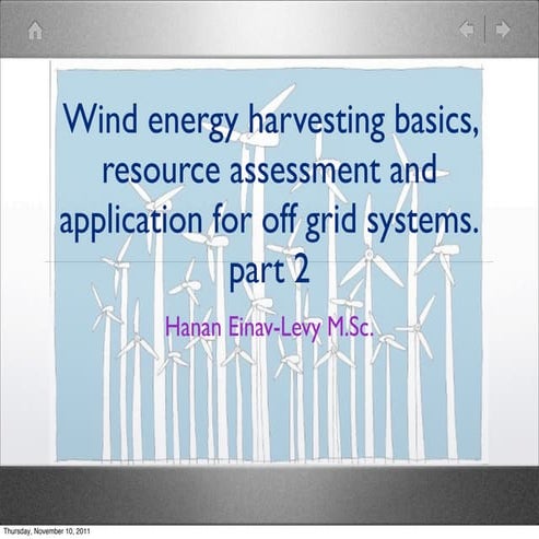 Small wind power for rural locations - part 2