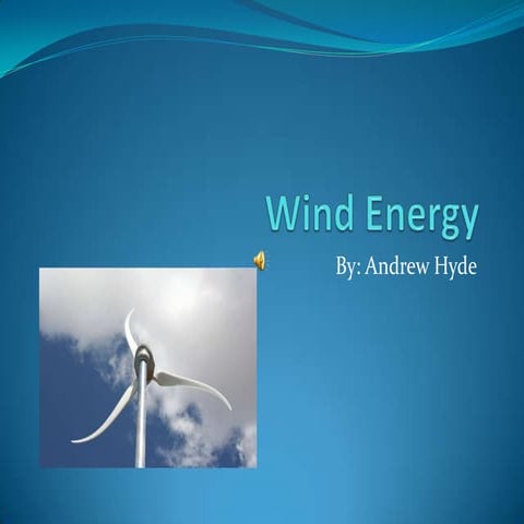 Wind Energy
