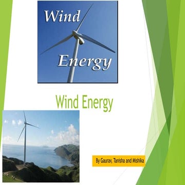 Wind energy