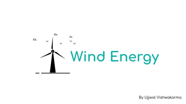 Wind energy