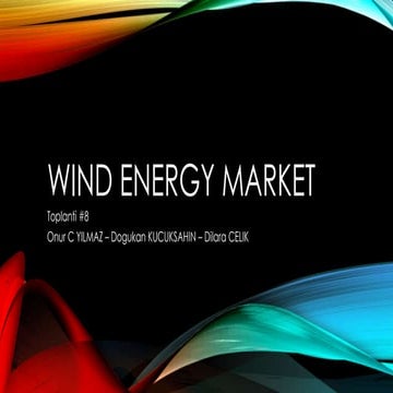 Wind energy market