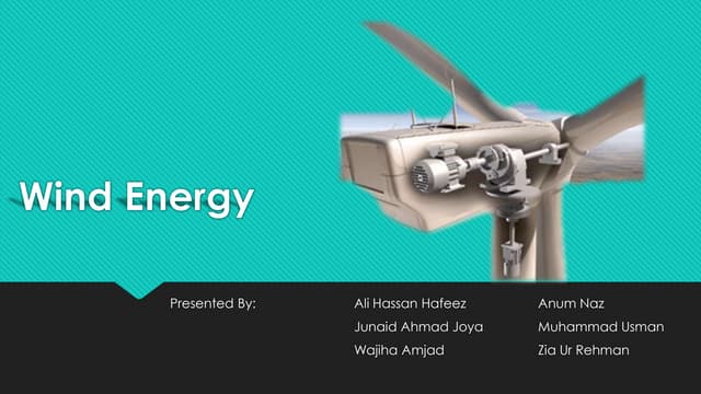 WIND ENERGY 