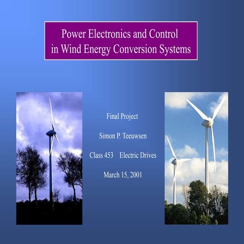 Control of wind turbines | PDF