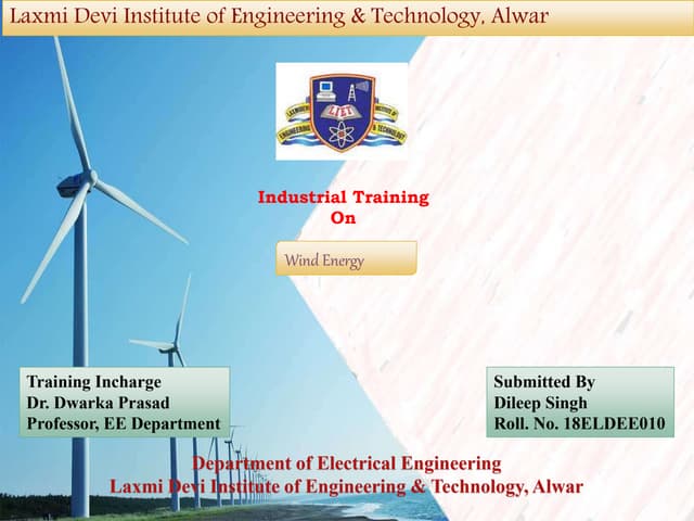 Wind Energy Presentation Pptx Wind Energy Presentation Pptx
