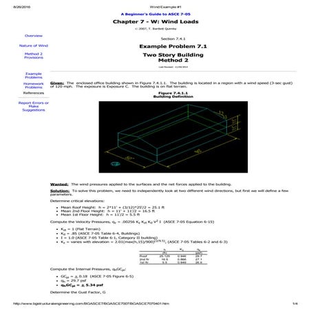 Sachpazis: Wind loading to EN 1991 1-4- for a hipped roof example | PDF
