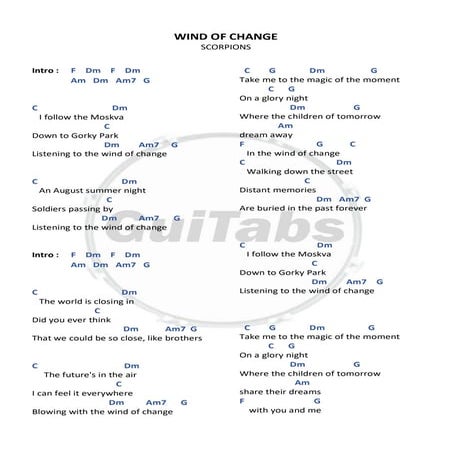 Wind Of Change - Lyrics & Chords.pdf