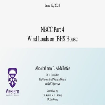 Wind on IBHS House Part 4 NBCC - Copy.pptx
