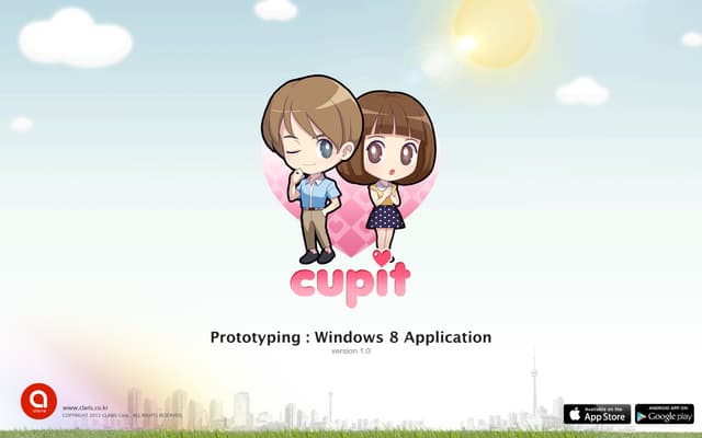 Social Dating : Cupit (Win 8 App Prototype)
