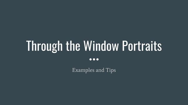 Window portraits