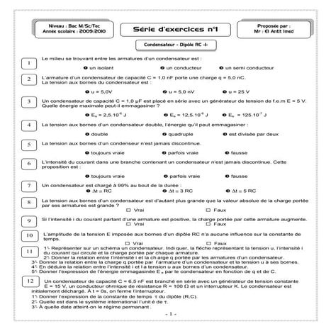 série rc néméro 1 