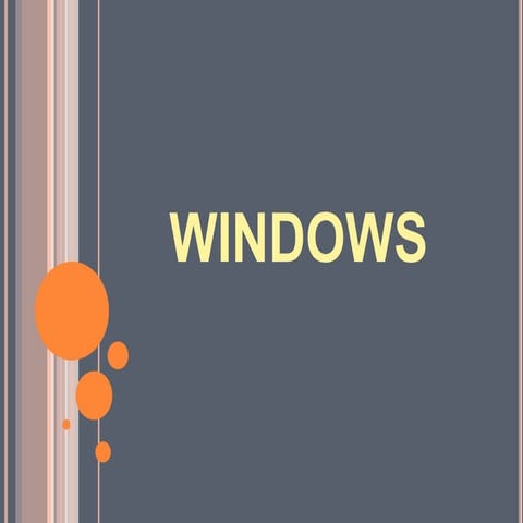 Windows-visual dictionary | PPTX