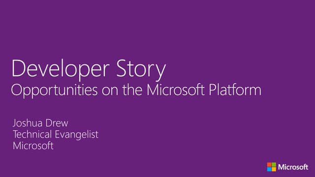 Windows Development Story with Xamarin