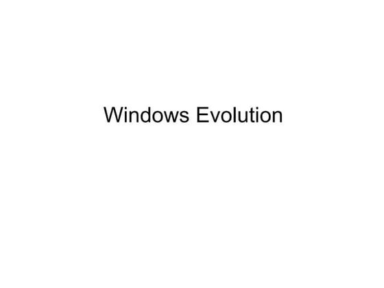 Història de La Interfície de Windows | ODP