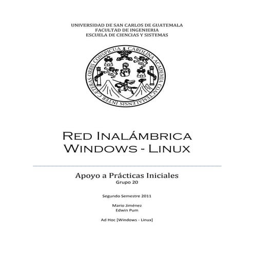 Red Inalámbrica entre Windows y Linux [Ubuntu]