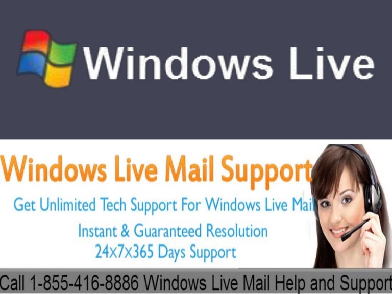 windows live mail support