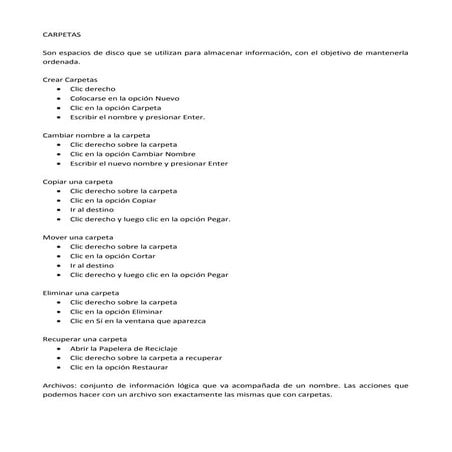 Windows 1  practica 02 -  carpetas y archivos