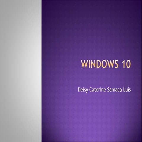 Windows 10 | PPTX