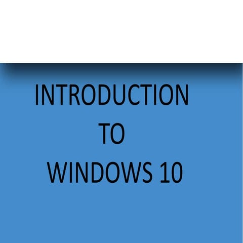 Windows10 fundamental